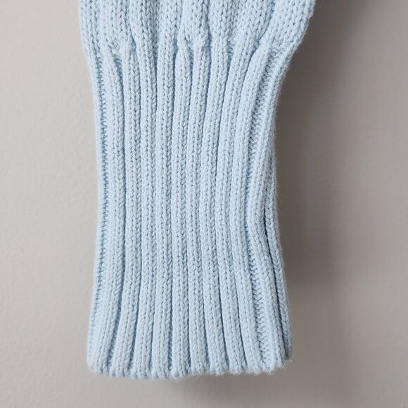 Burgess Cardigan Sweater | Women's Med | The Kiki, Frost Blue, Cable Knit NEW - Picture 6 of 11